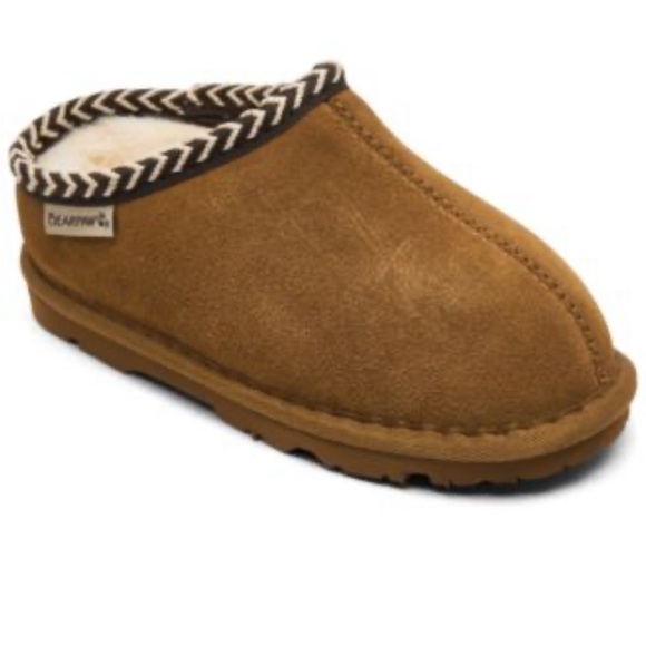 Bear paw Cozy Brown Slippers - Picture 1 of 3